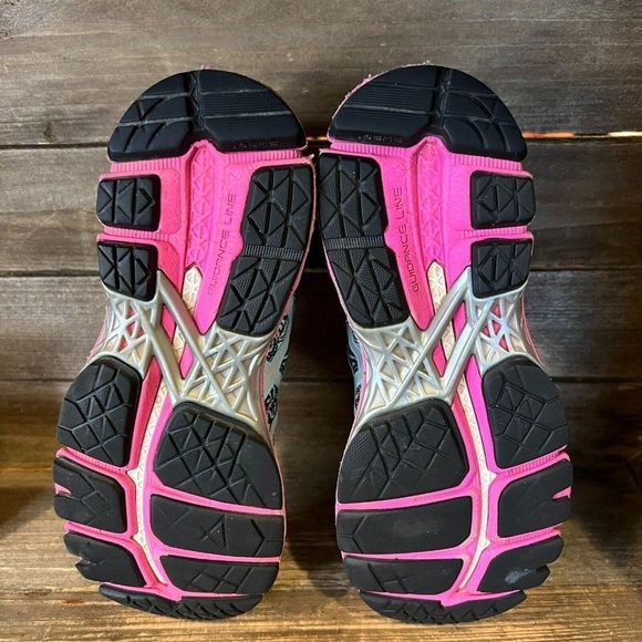 Womens Asics Gel Kayano 22 Arctic Blue Athletic Running Sneakers Shoes Size 6 M - Picture 5 of 7